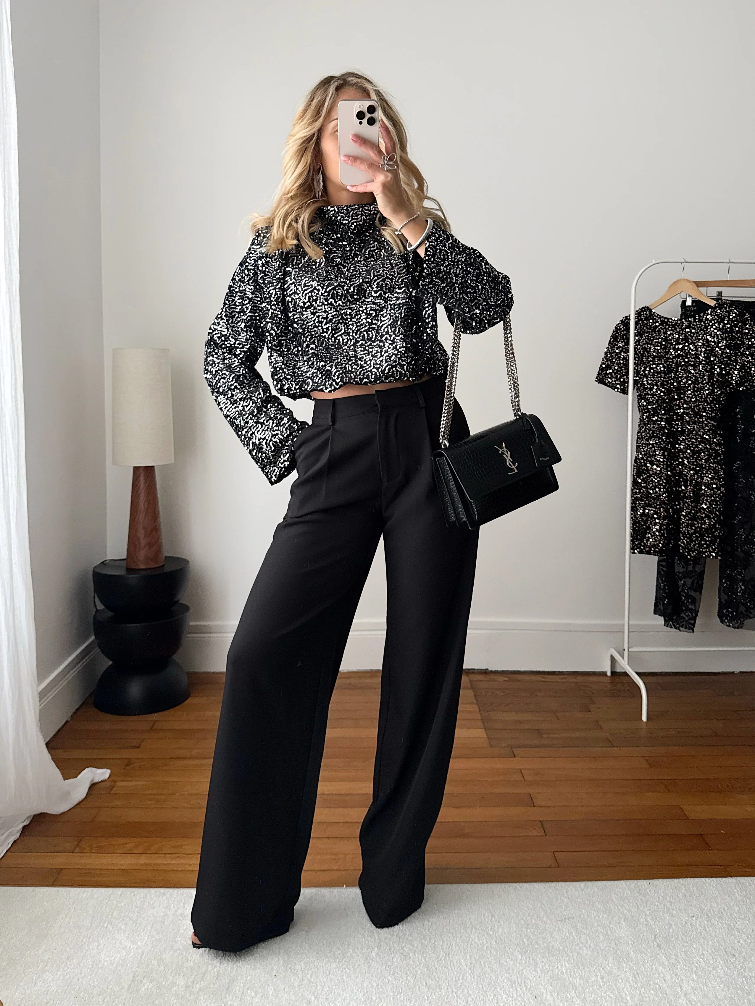 Pantalon tailleur DAMIEN - noir - Image 3