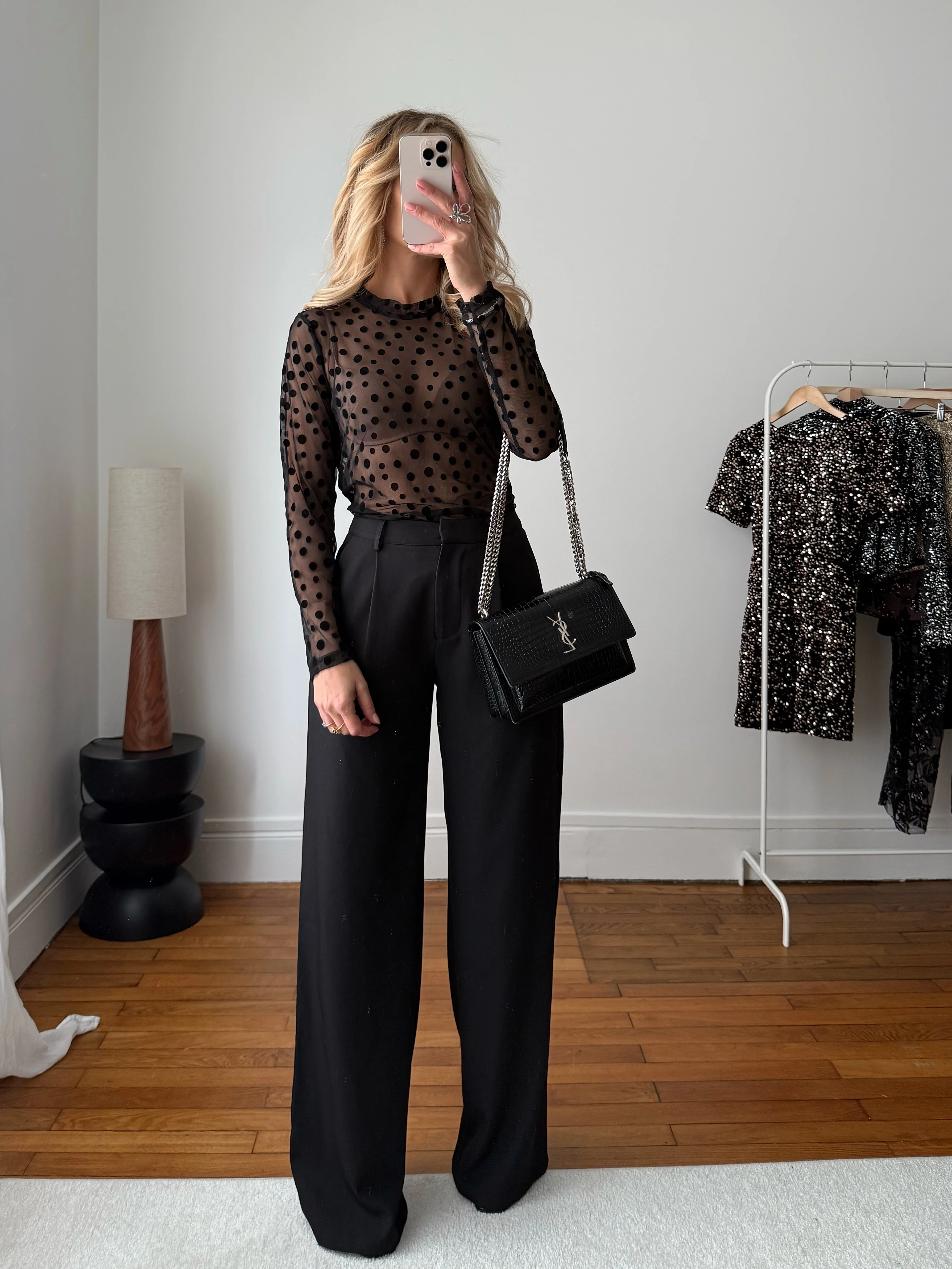 Pantalon tailleur DAMIEN - noir - Image 6