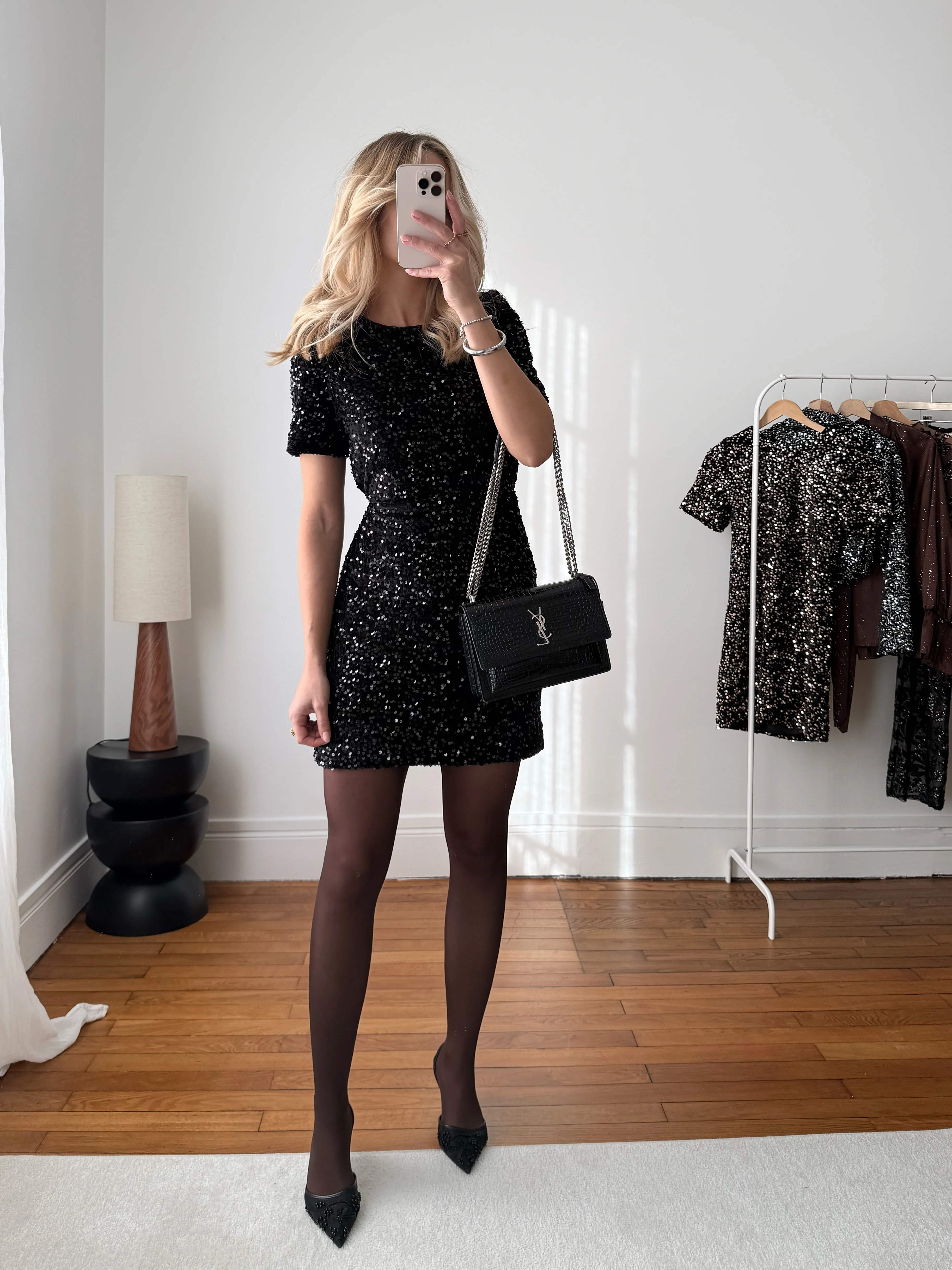 Robe dos-nu à sequins LAFAYETTE - noir - Image 2
