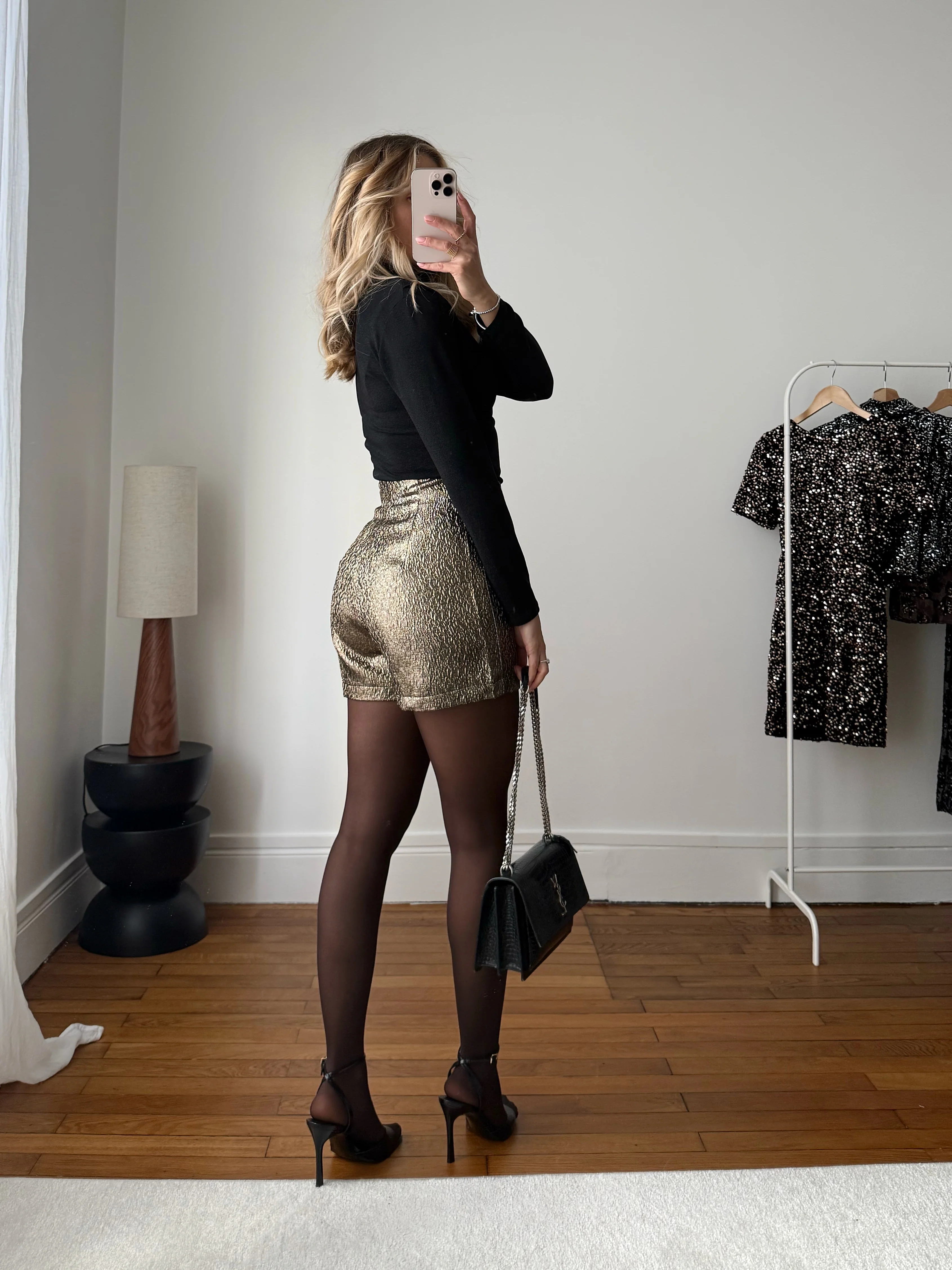 Short jacquard brillant FORTUNE - Image 3