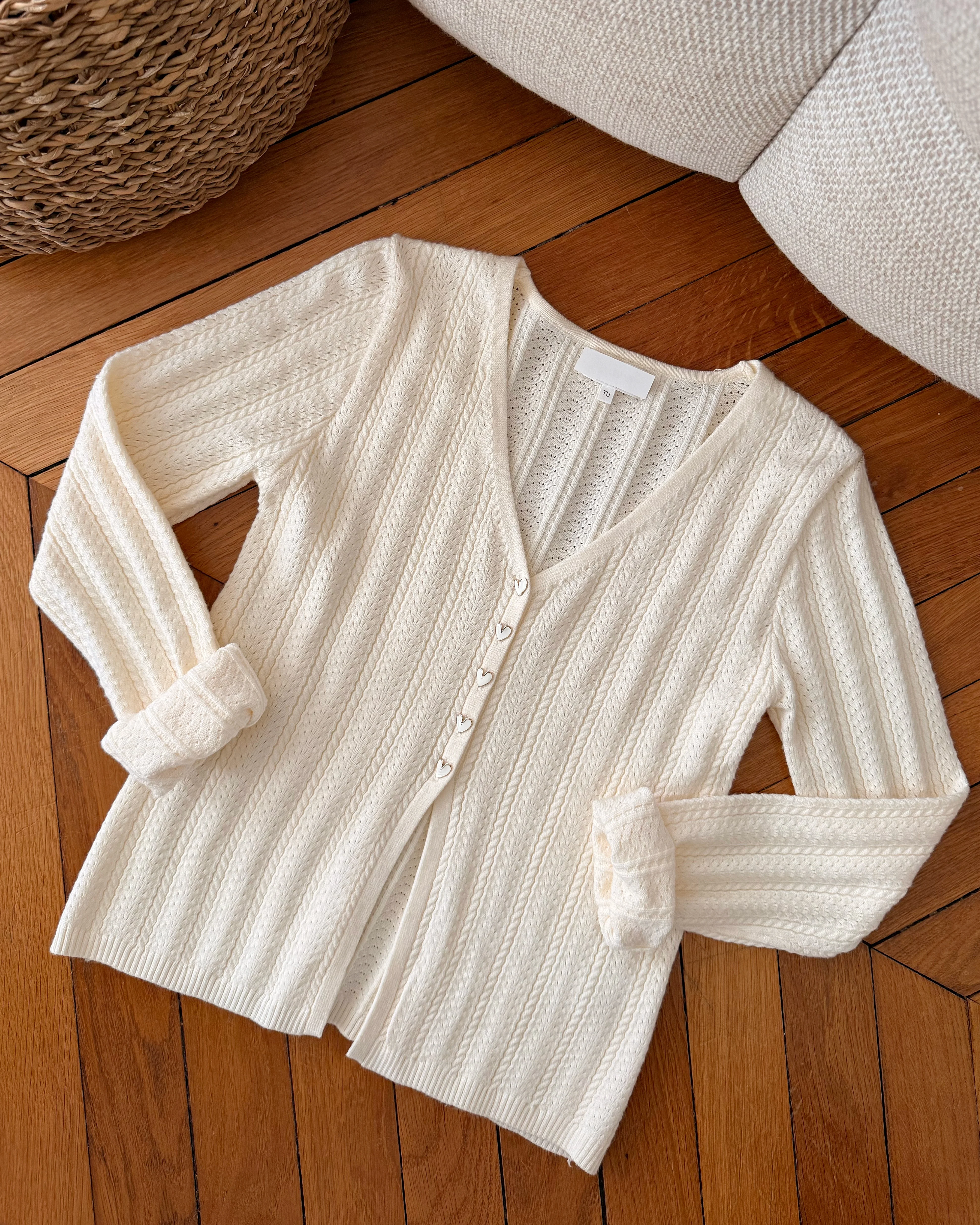 Cardigan maille fine BESSON - Image 3