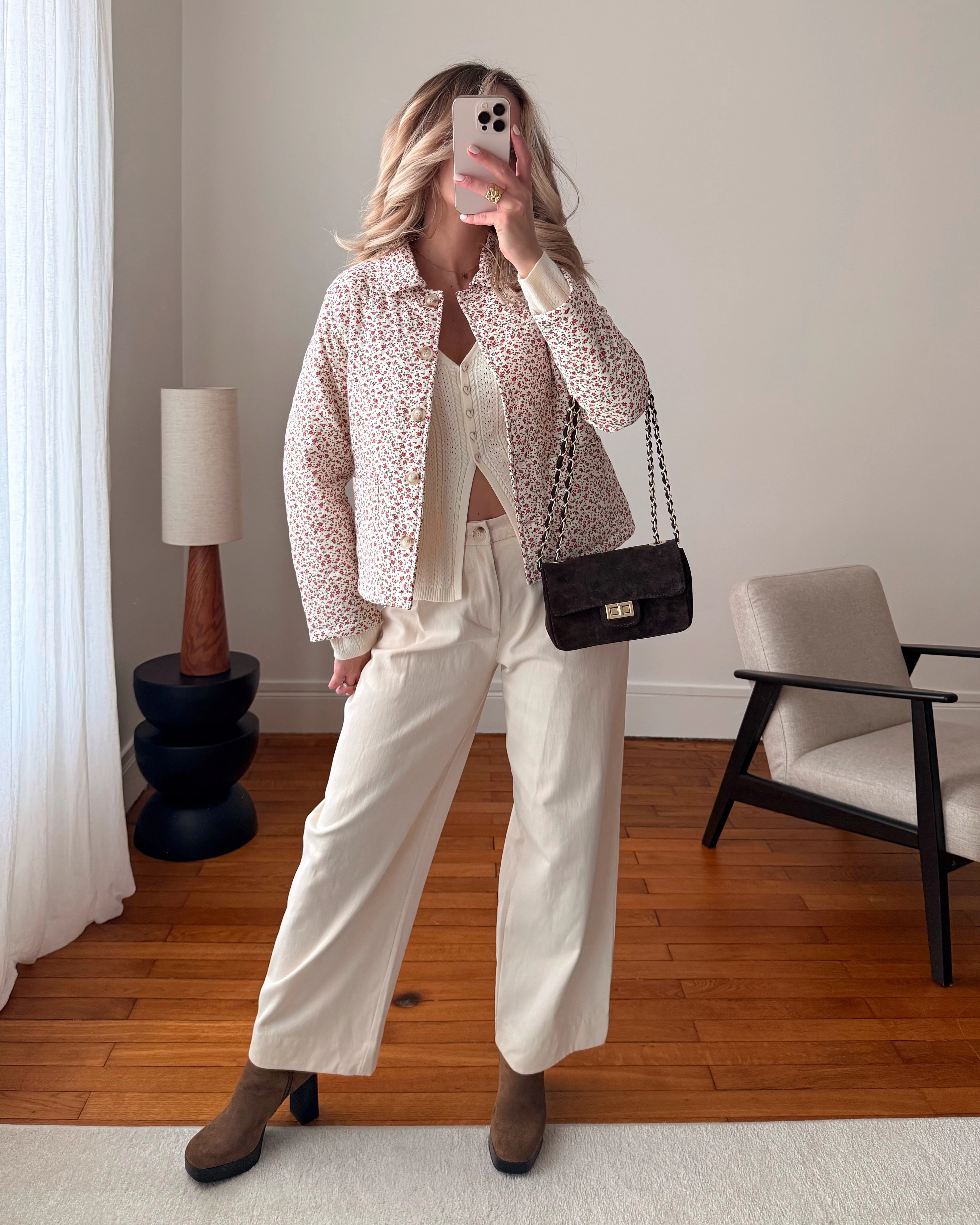 Veste matelassée à imprimé floral LUKA - Image 3