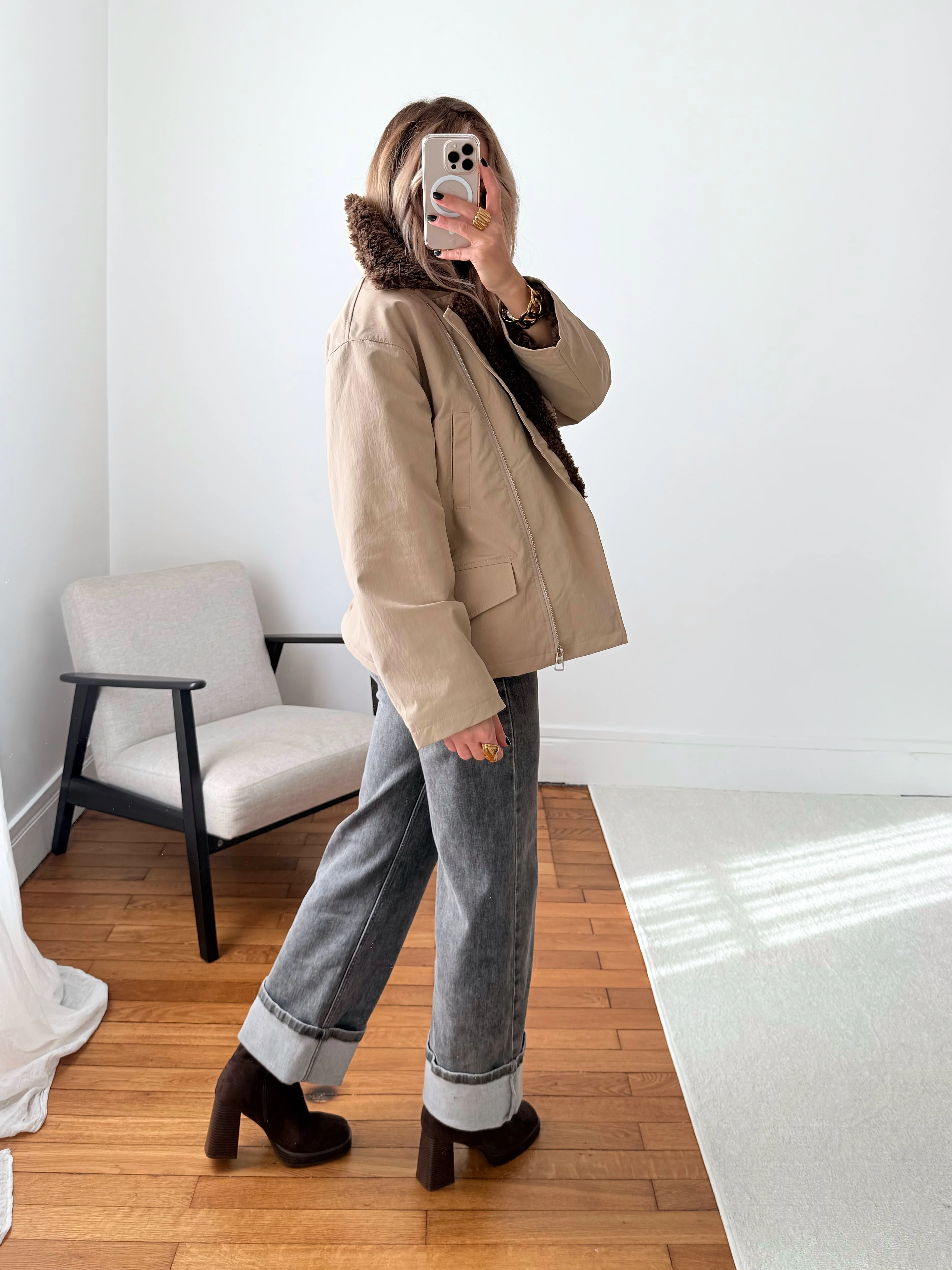 Manteau doublure fourrure COLORADO - Image 3